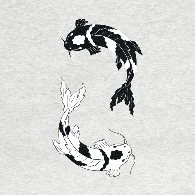 Koi fishes Yin-Yang by BrainDrainOnly